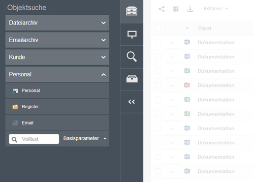 enaio webclient: optimiert auf Schnelle Navigation