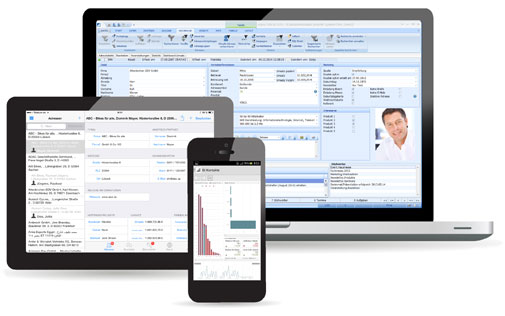 Moderne CRM Oberflchen von cobra