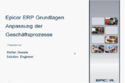 Epicor ERP - Grundlagen: Anpassen der Geschäftsprozesse