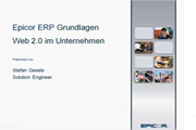 Epicor ERP - Grundlagen: Web 2.0